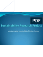 Introducing The Sustainability Monitor System