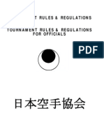 Jka Tournament Rules and Regulations