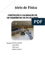 Actividade Laboratorial - Construção e Calibração de Um Fio De Cobre