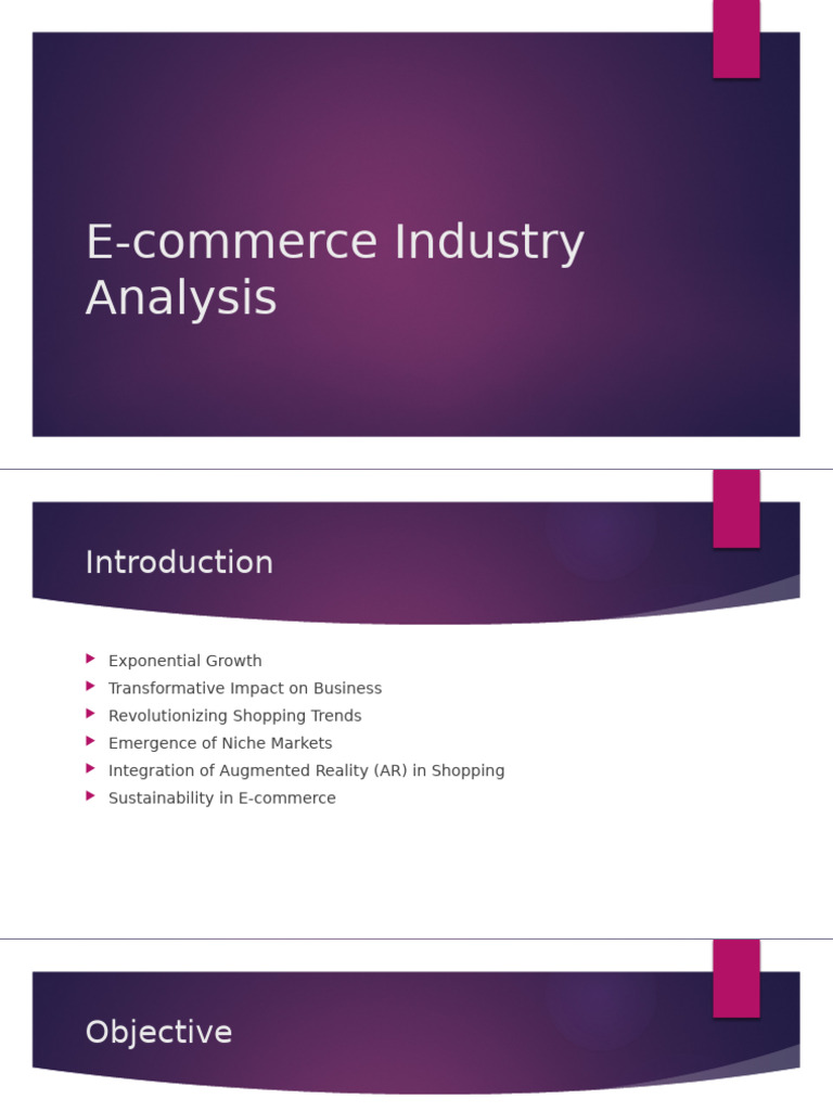 E-Commerce Industry Analysis | PDF | E Commerce | Business Economics