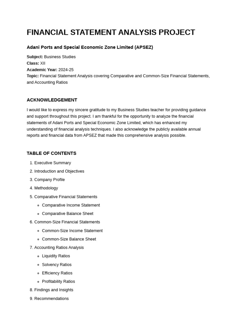 APSEZ Financial Statement Analysis 2024 | PDF | Equity (Finance) | Expense