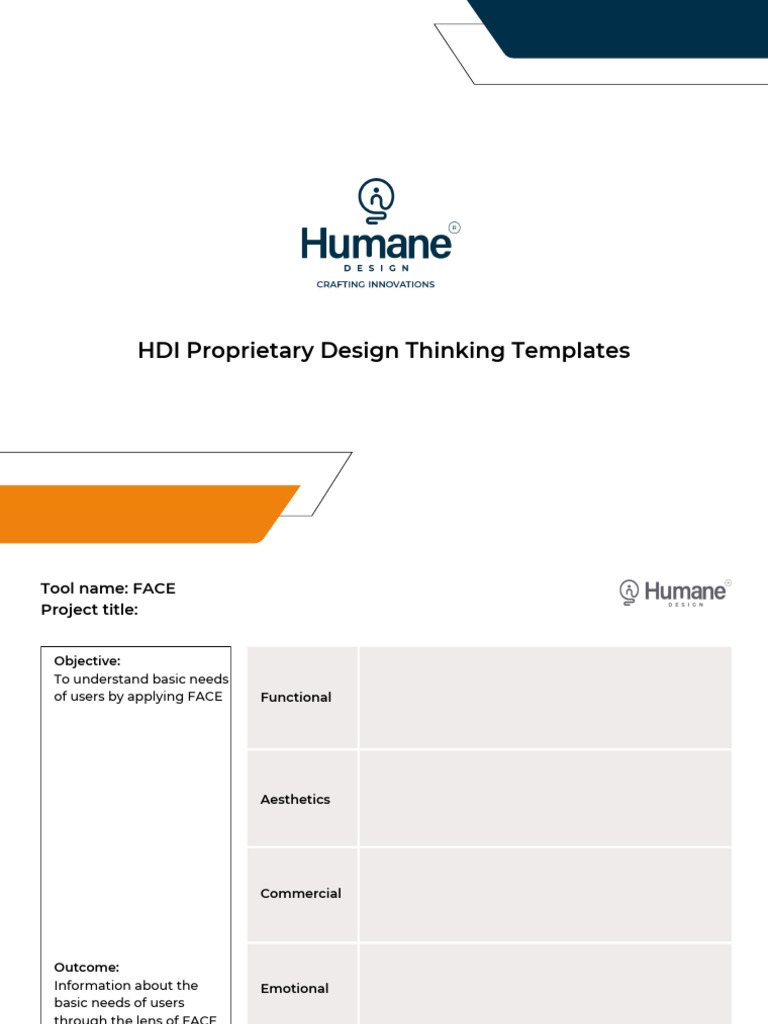 Design Thinking Templates by HDI | PDF