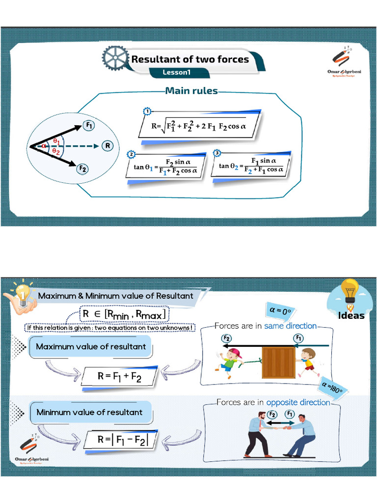 Sec 2 Mech Sheet Omar Sherbini Oct Rev | PDF | Force | Tension (Physics)