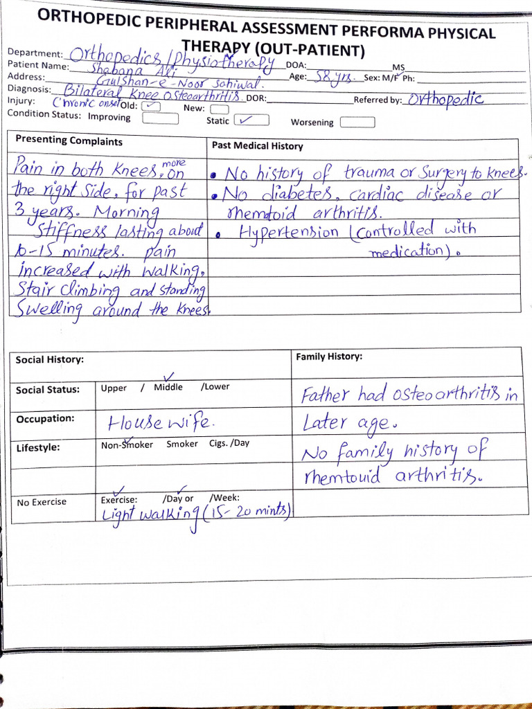 Orthopedic Case | PDF