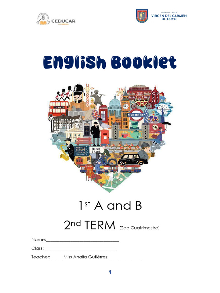 English Booklet - 1st A and B (2ND TERM) | PDF | Lunch | Cuisine
