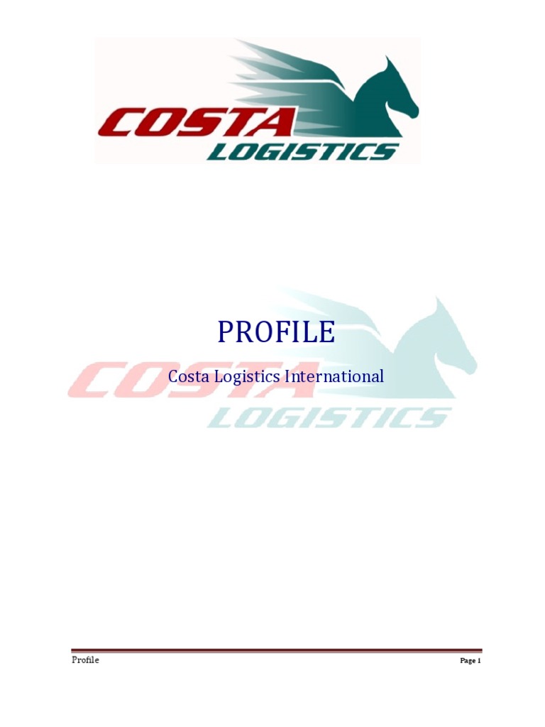Costa Logistics Lahore Office Profile | PDF | Cargo | Containerization