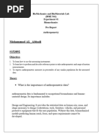 Anthropometric Data and 50th Percentile | PDF | Musculoskeletal System ...