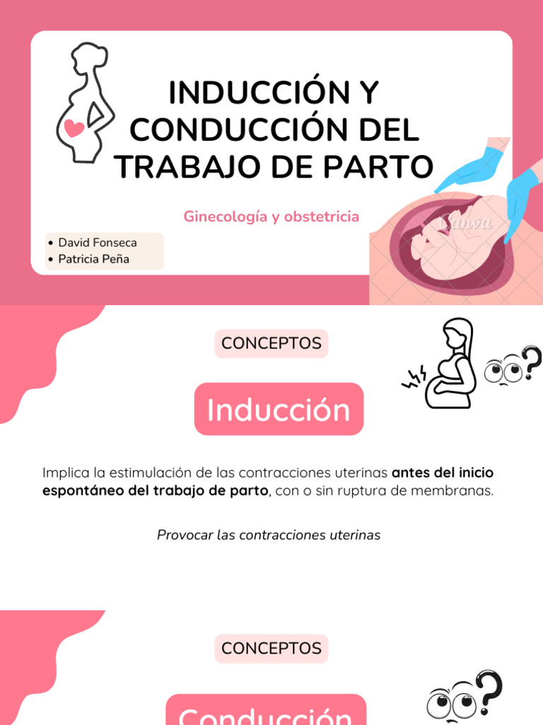 Inducción y Conducción del Parto: Guía Clínica | PDF | Parto | El embarazo