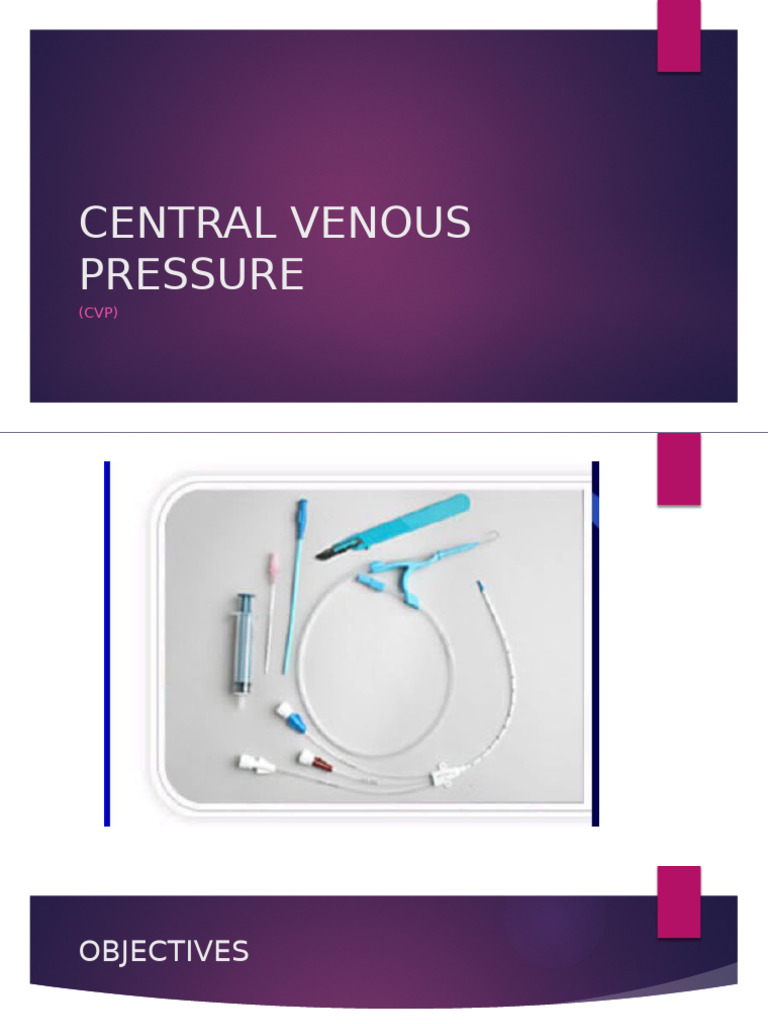 Central Venous Pressure Monitoring Guide | PDF
