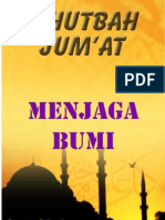 KhutbahJumat Menjaga Bumi