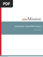 Download MbaMission2bSelecting2bYour2bTarget2bMBA2bProgram2bE Book by Kevin Qian SN94203603 doc pdf