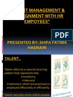 Talent Management & Its Alignment With Hr Empoyees Ppt