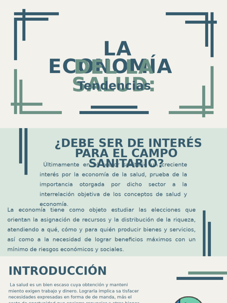 Economía de la Salud: Tendencias y Evaluación | PDF | Economía de la ...