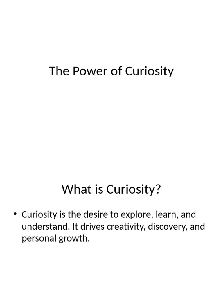Demo Presentation Curiosity | PDF