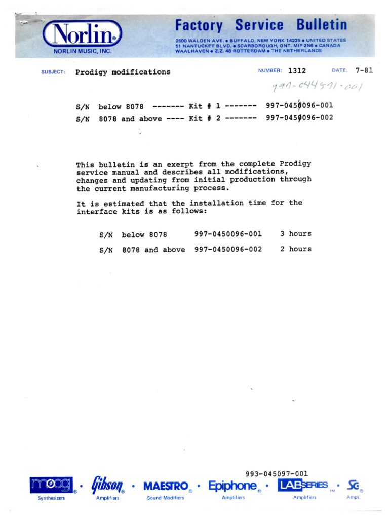 Prodigy Modification | PDF