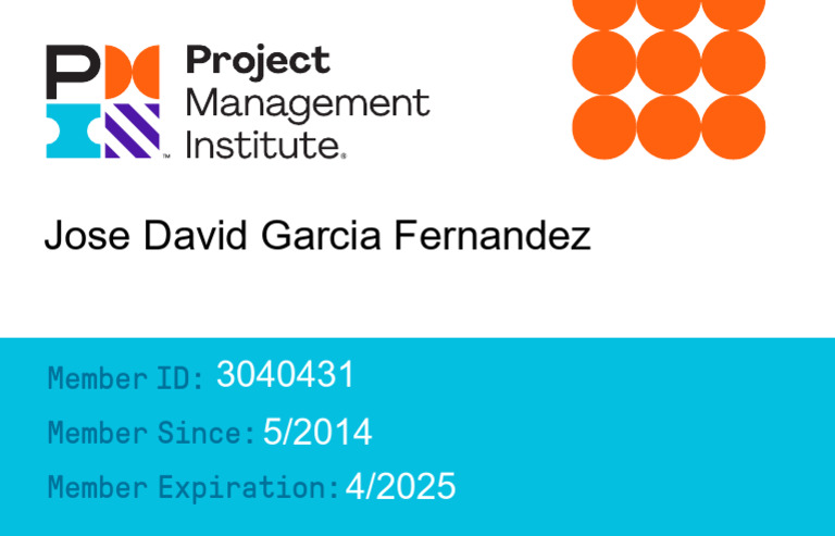 PMI Member Card | PDF