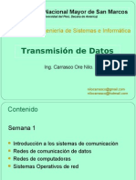 Semana 1 - Comunicacion de Datos y Redes