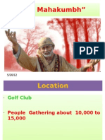 Golf Club People Gathering Event Budget and Details
