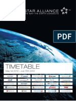 Star Alliance Timetable / Schedule - 2012/05/01 20120501
