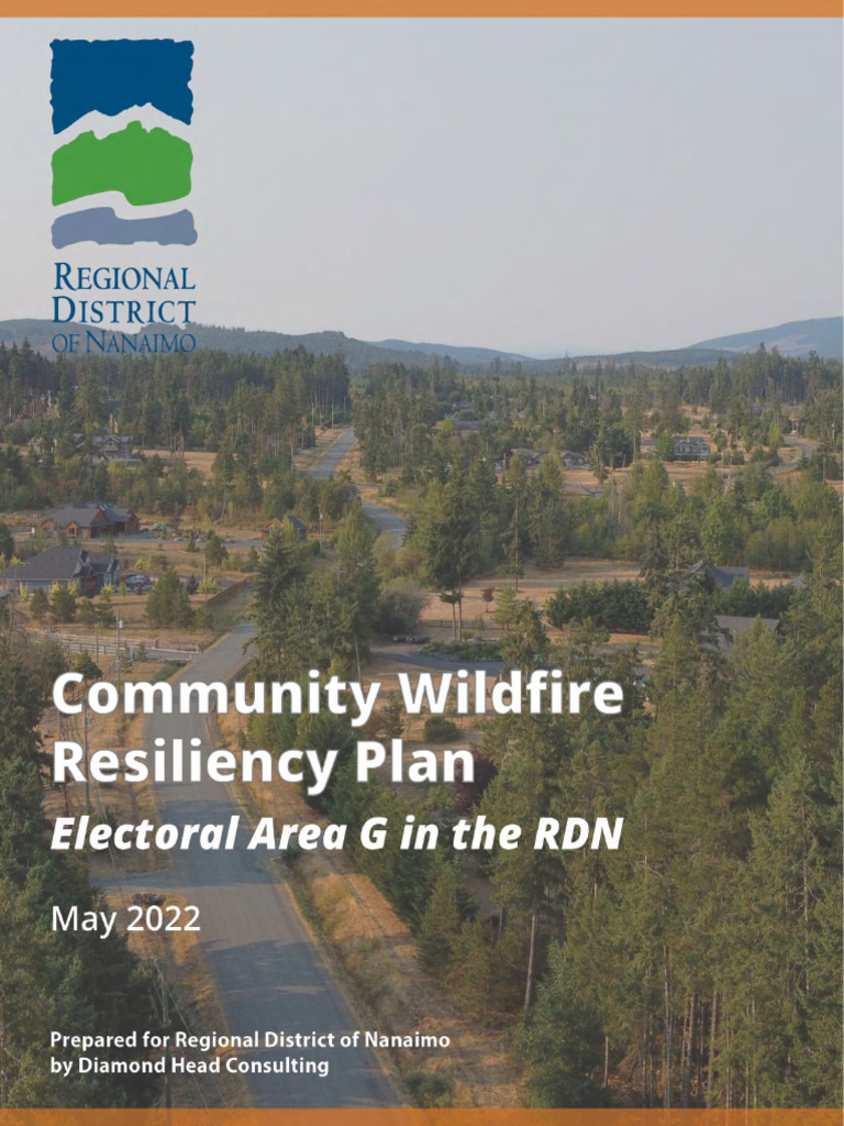 Community Wildfire Resiliency Plan For Electoral Area G - May 2022 ...