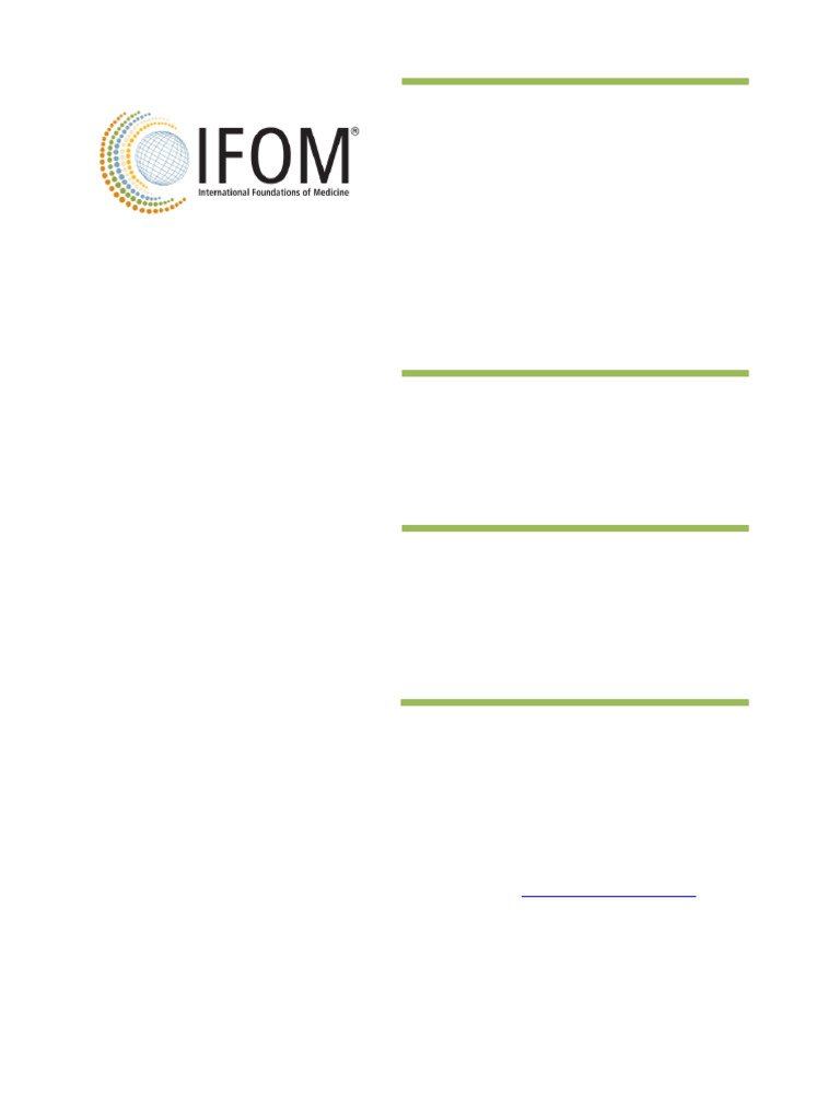 IFOM 2020 Candidate Exam Brochure | PDF | Identity Document | Medical ...