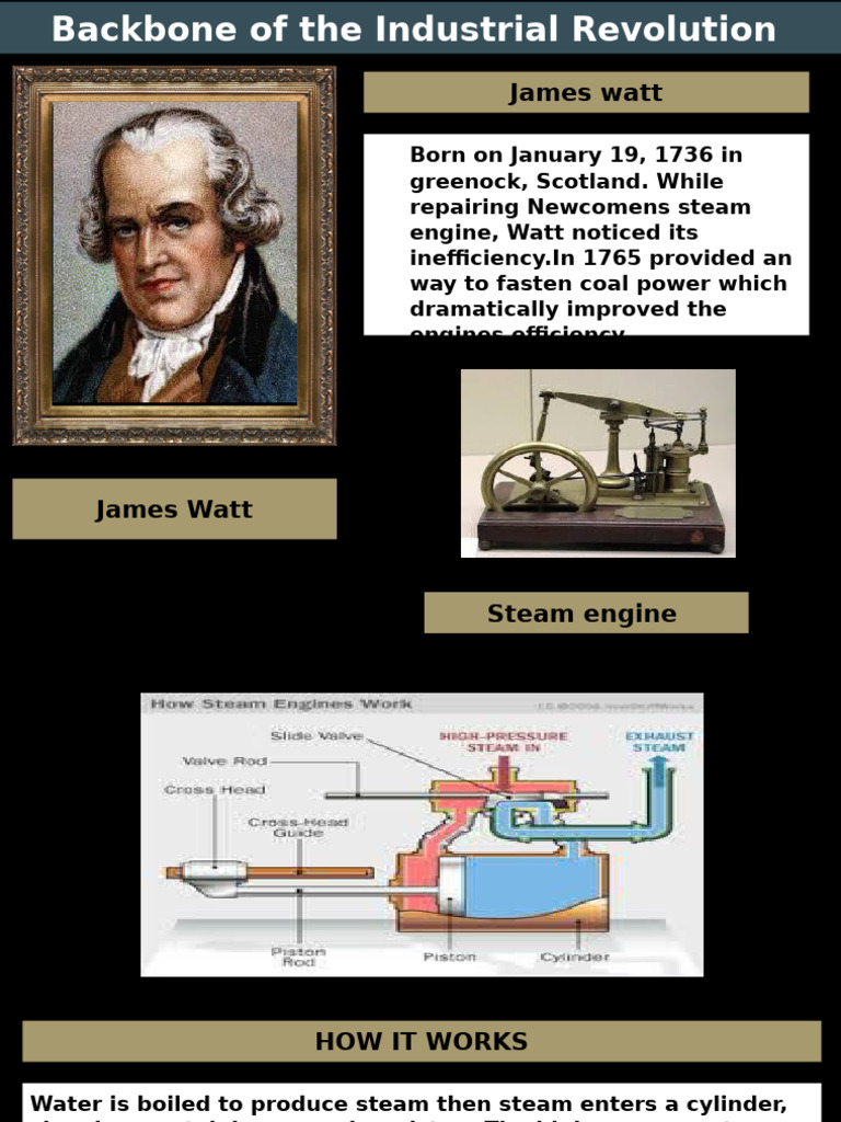 Impact of James Watt's Steam Engine | PDF