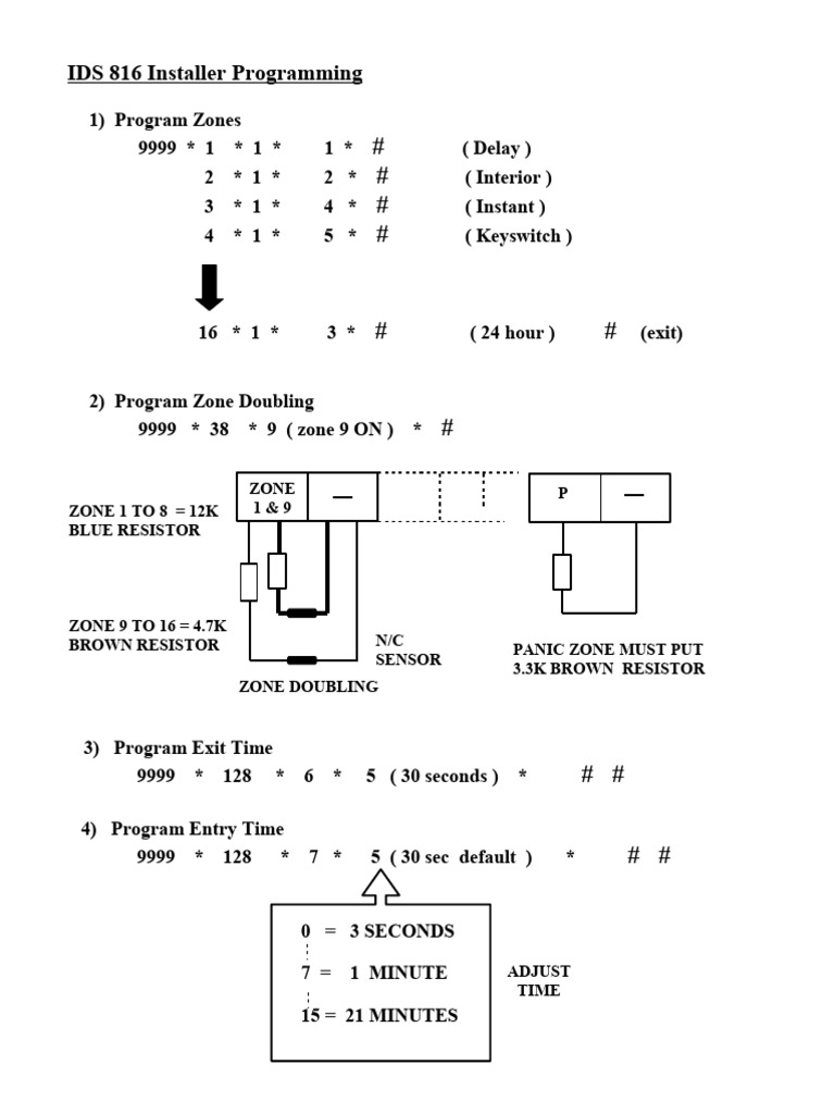 IDS816 Simplified Programming | PDF