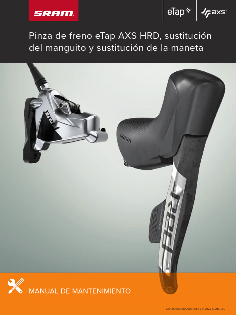 Manual de SRAM eTap AXS HRD | PDF | Ingeniería mecánica