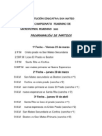 Programacion - de - Partidos - Sub - 13 - 2012 Nueva