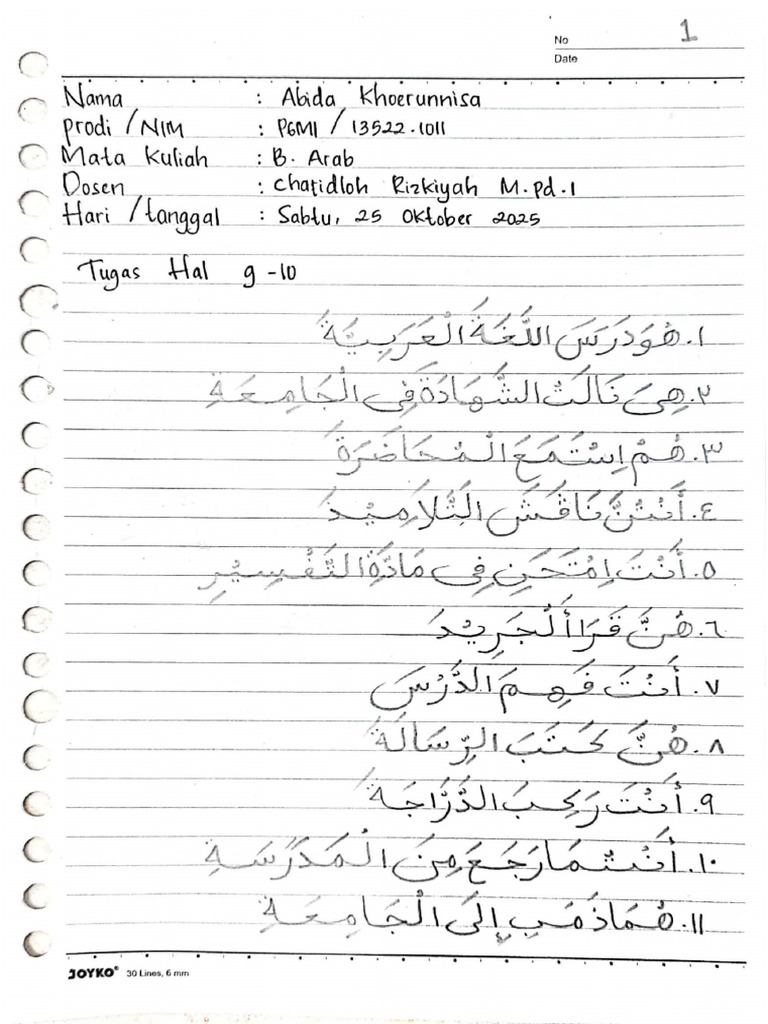 B. Arab Abida Khoerunnisa | PDF