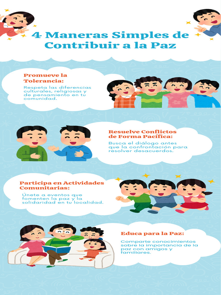 4 Maneras Para Contribuir a La Paz | PDF