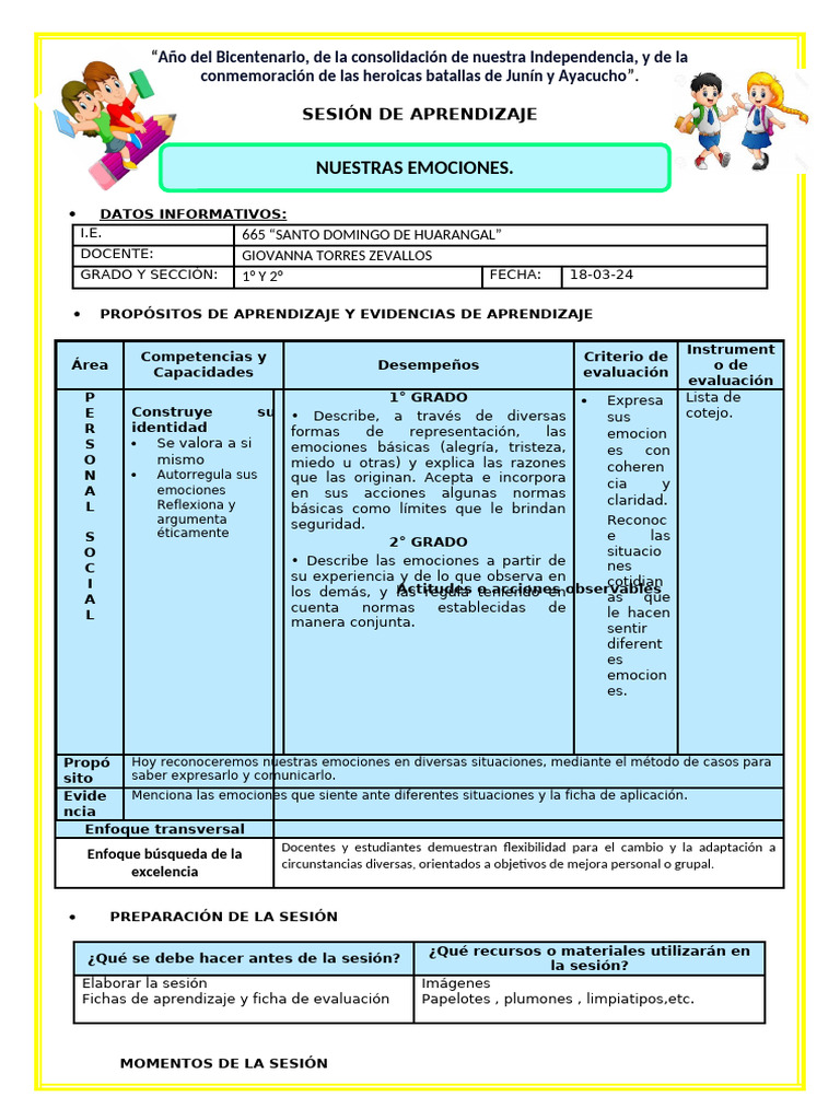Reconocimiento de emociones en clase | PDF | Las emociones | Aprendizaje
