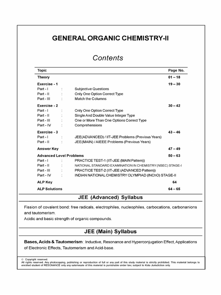 GOC II Theory Exercise | PDF