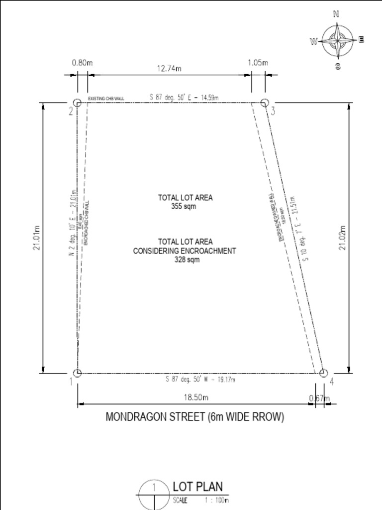 CHB Wall Encroachment Analysis Report | PDF