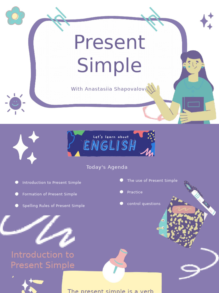 Present Simple Practice 151656 | PDF | Language Families | Semantics