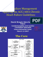 Heart Failure Management Applying The ACC/AHA Chronic Heart Failure Guidelines