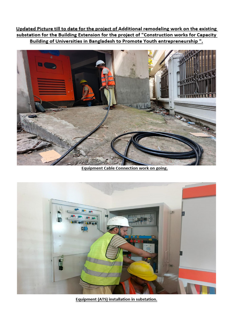 Updated Project Picture Till To Date | PDF