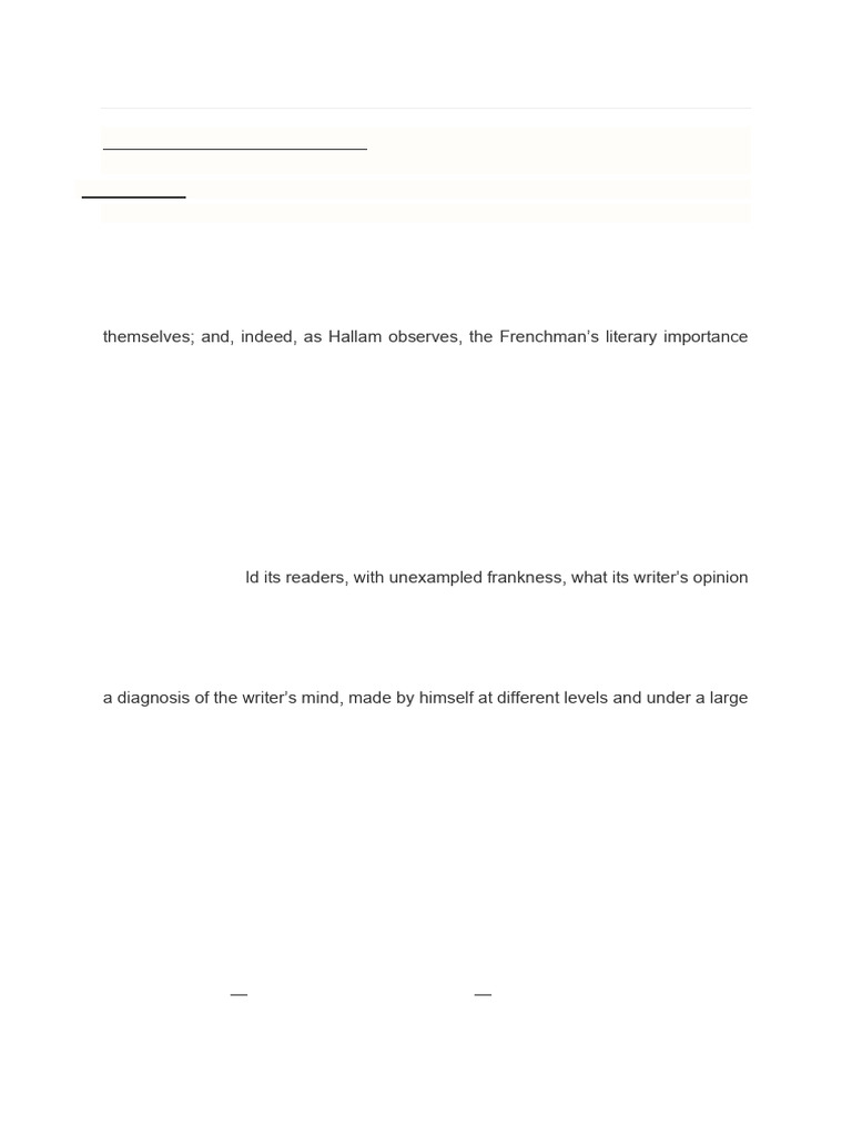 Montagine As An Essayist | PDF | Essays | Michel De Montaigne