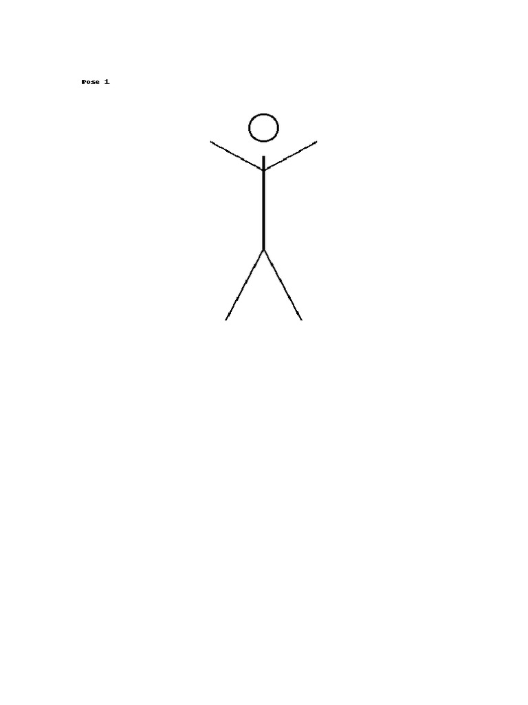 Detailed Stickman Poses | PDF