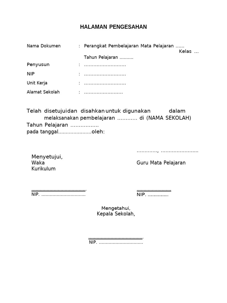 1 LEMBAR PENGESAHAN | PDF