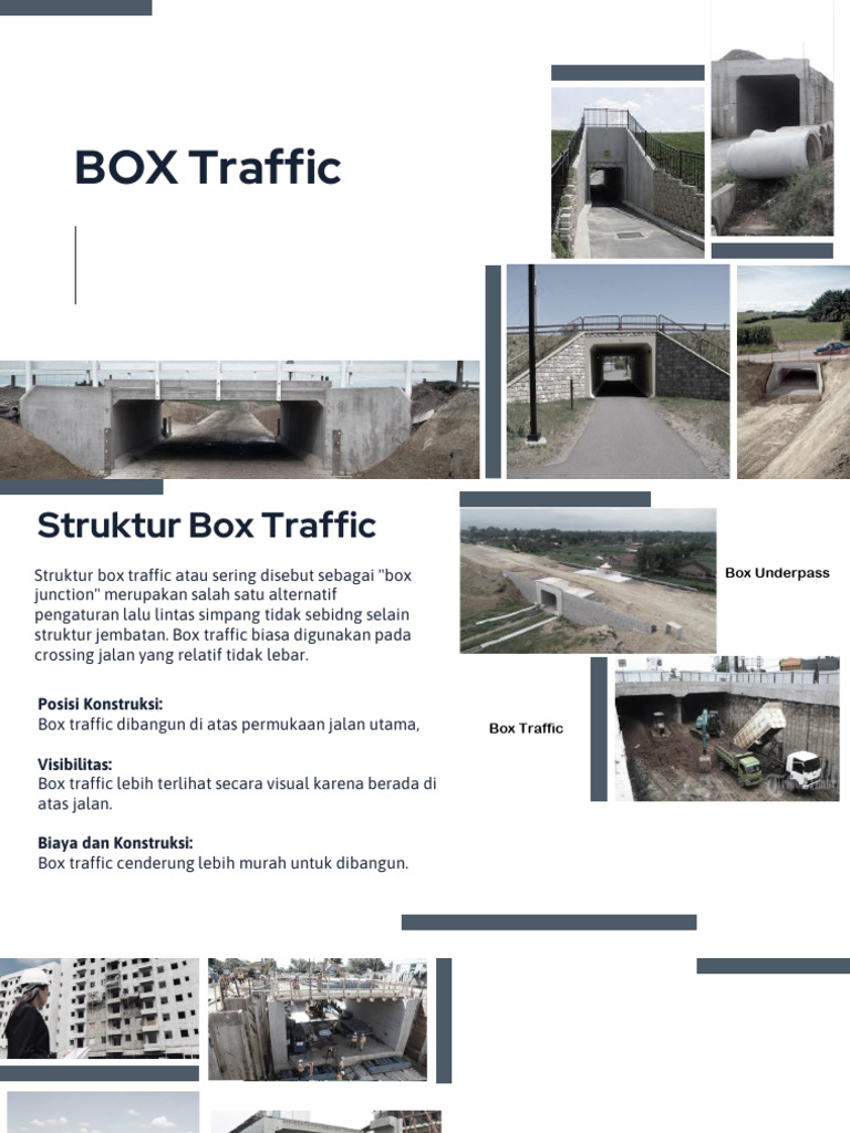 Struktur dan Perencanaan Box Traffic | PDF