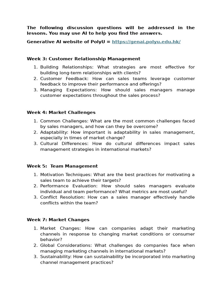 Sales Management Strategies and Insights | PDF | Marketing | Sales