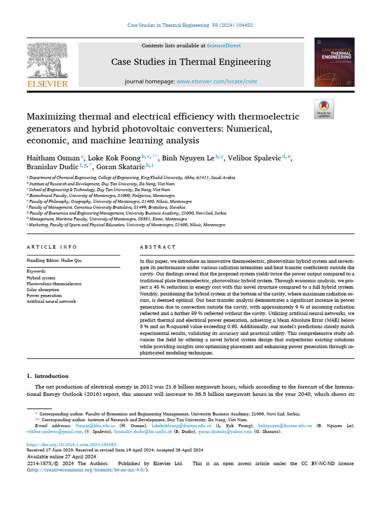 Maximizing Thermal and Electrical Efficiency With Thermoelectric | PDF ...