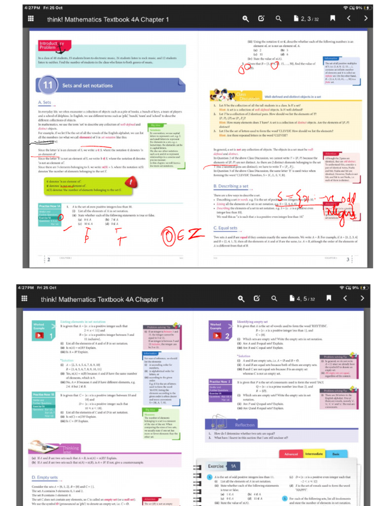 Sets Notes From TB | PDF
