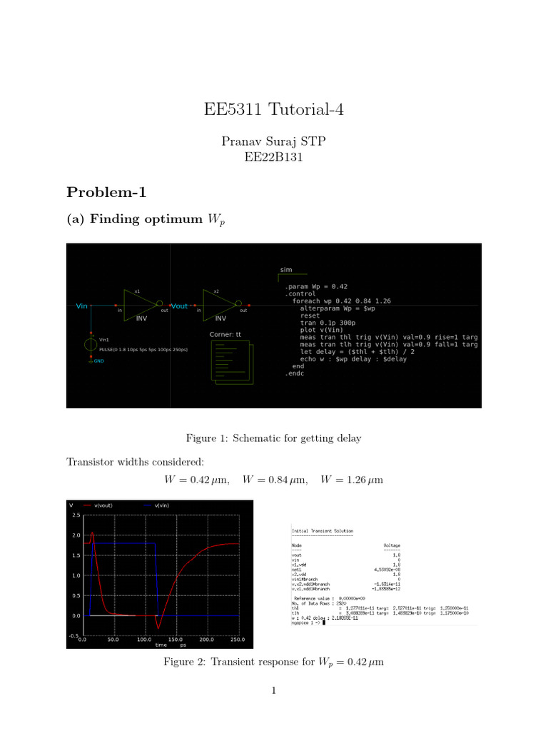CMOS Delay and Frequency Analysis | PDF