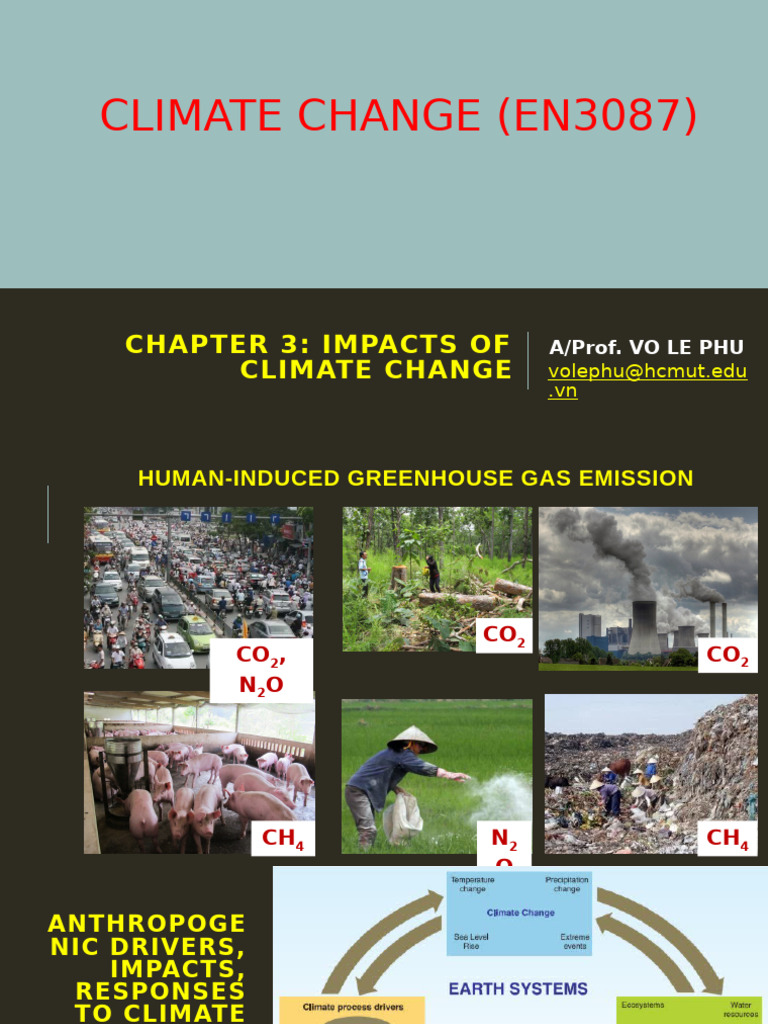 CC (EN3087) - Chapter 3 - Part 1 | PDF | Climate Change | Greenhouse Gas