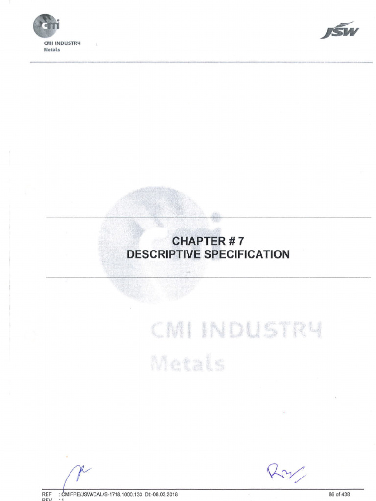 Chapter # 7 - Descriptive Specification - I | PDF