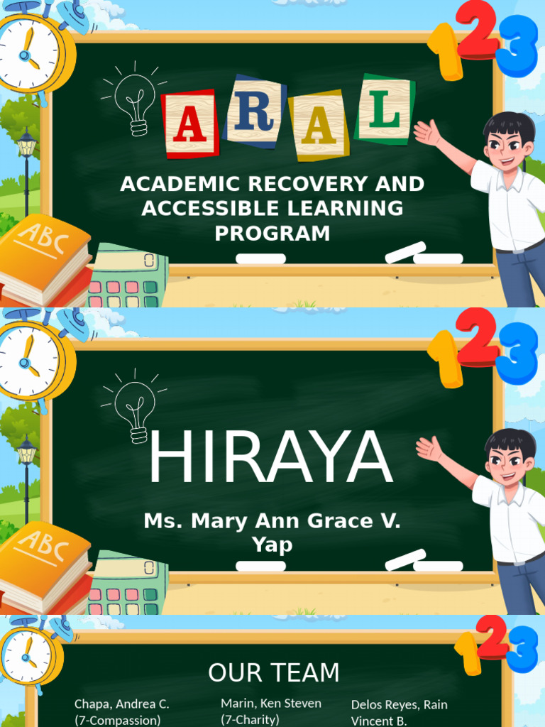 Academic Recovery and Accessible Learning Program | PDF