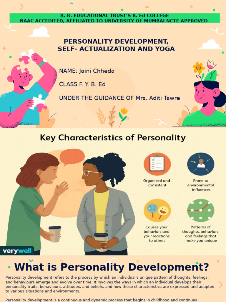 Personality Development and Self-Actualization | PDF | Self ...