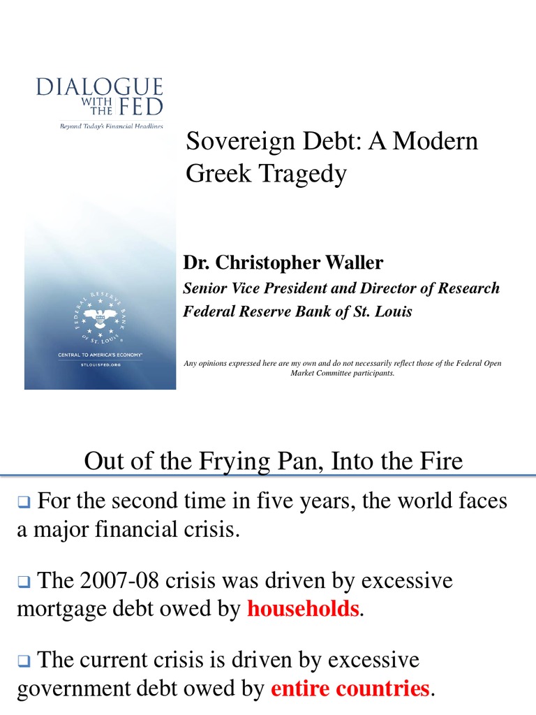 Understanding Sovereign Debt Crisis | PDF | Debt | Deficit Spending